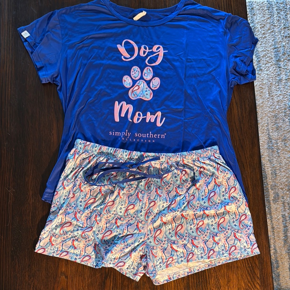 Simply Southern Dog Mom Pajama Set